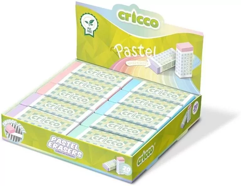 Gumka do ścierania pastel (20st) CRICCO - tantis.pl