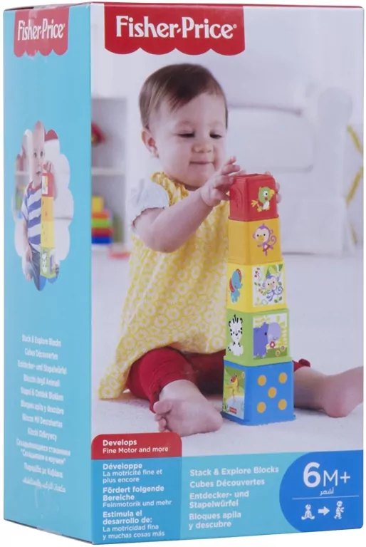Klocki odkrywcy. Fisher Price - tantis.pl