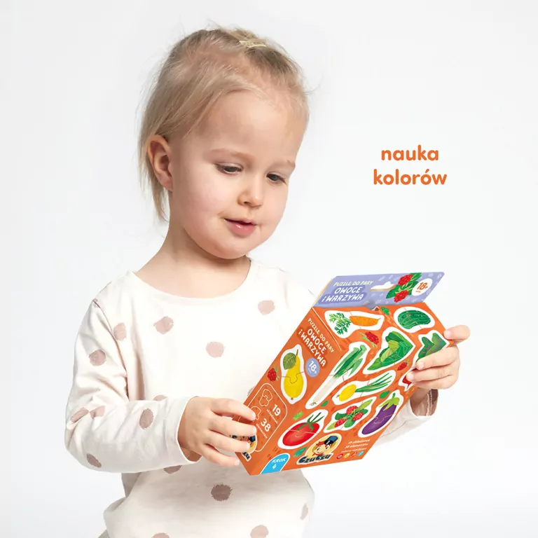 CzuCzu. Puzzle do pary. Owoce i warzywa 18m+ - tantis.pl