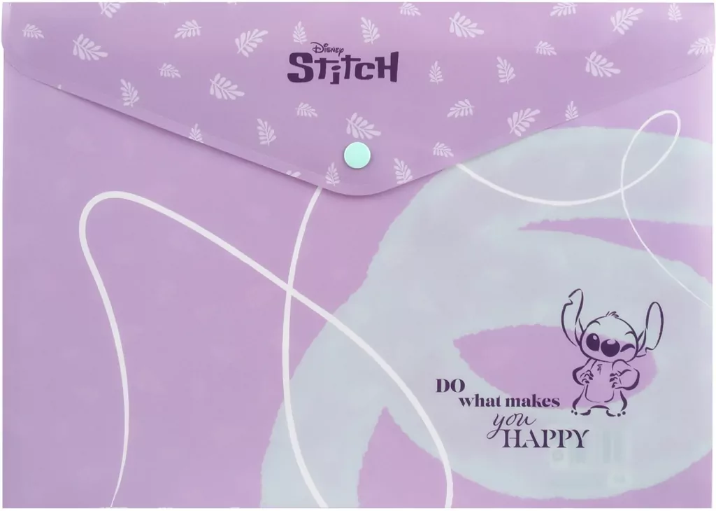 Koperta A4 na dokumenty Disney Fashion stitch wzór 1 - tantis.pl