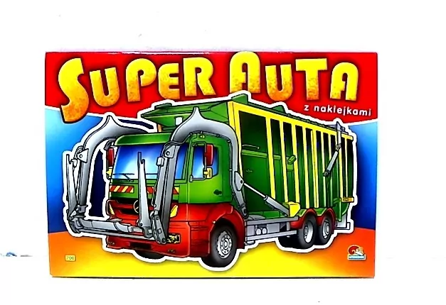 Super auta. Malowanki z naklejkami. Mix - tantis.pl