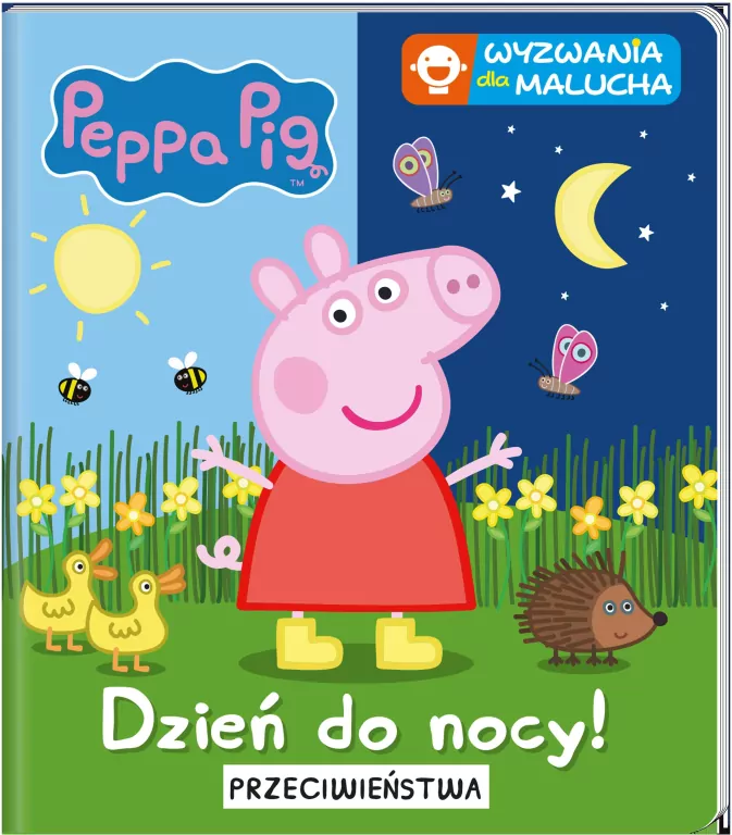 Peppa Pig. Wyzwania dla malucha cz. 7 Dzień do nocy! Przeciwieństwa - tantis.pl