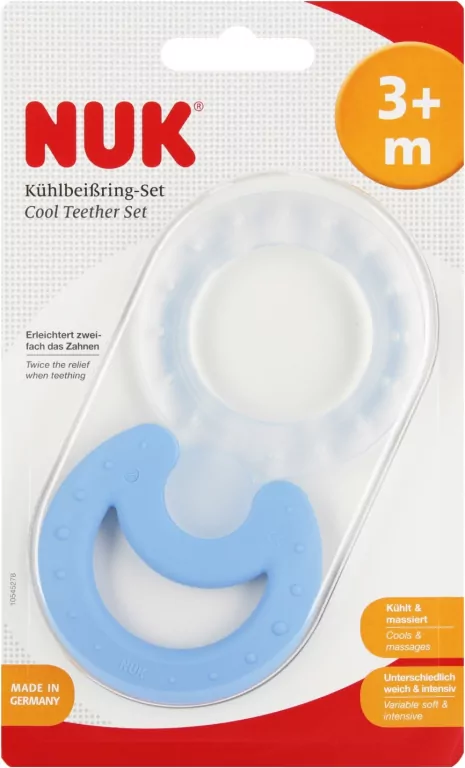 NUK. Gryzaki. 3 sztuki. Niebieski - tantis.pl