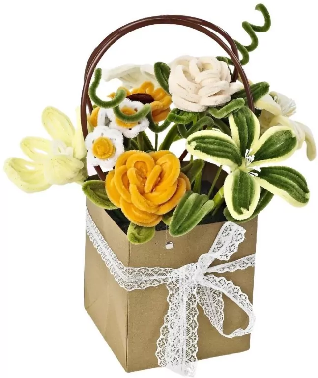 Kwiaty DIY bukiet - tantis.pl