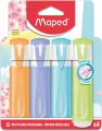 Zakreślacz Classic New Pastel mix 4szt MAPED - tantis.pl
