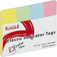 Notes samoprzylepny 20x50 zakładka 652-5P EAGLE - tantis.pl