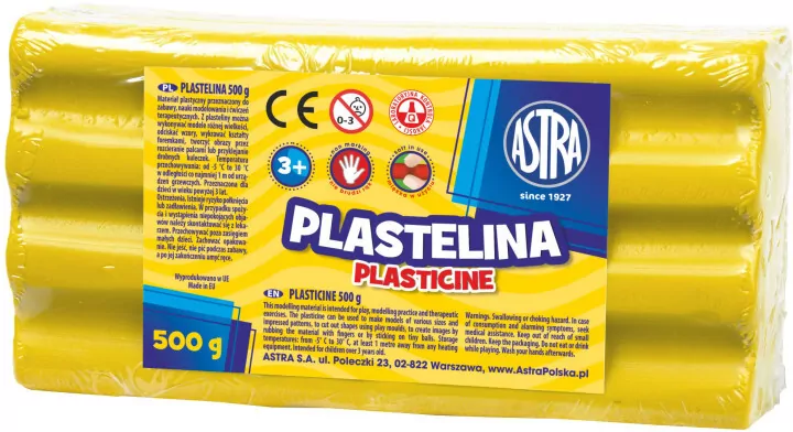 PLASTELINA 0.5KG ZOL AST FOL/1/26 - tantis.pl
