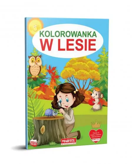 W lesie. Kolorowanki - tantis.pl