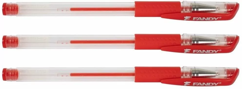 Długopis żelowy czerwony - tantis.pl