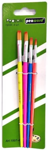 Pędzle 4 sztuki - tantis.pl