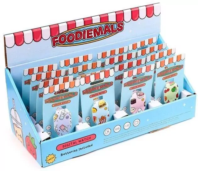 Zegarek cyfrowy silikonowy Foodiemals MIX - tantis.pl