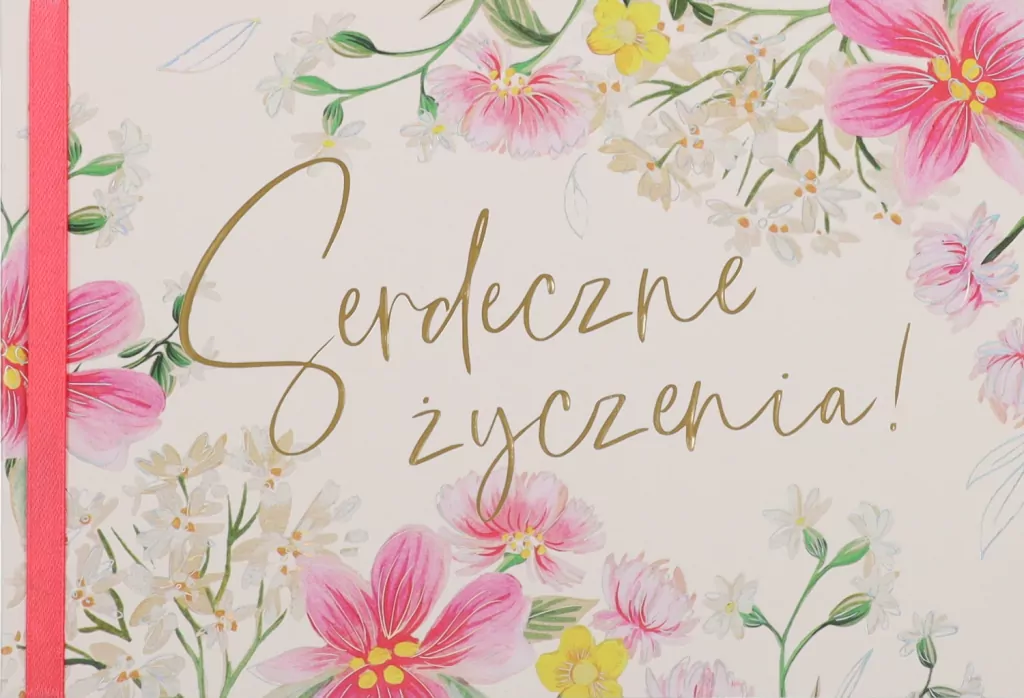 Karnet B6 Serdeczne życzenia - tantis.pl