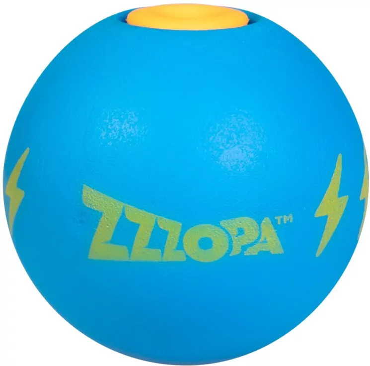 Zakręcona zabawa, niebieska piłeczka Piorun Thunder Spinball - tantis.pl
