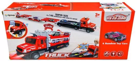 Pojazd transportowy+tor samochodowy z katapultą - tantis.pl