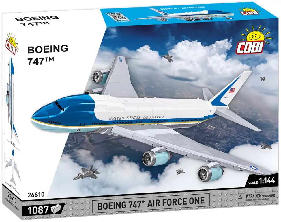 Klocki Cobi. Boeing 747 Air Force One - tantis.pl