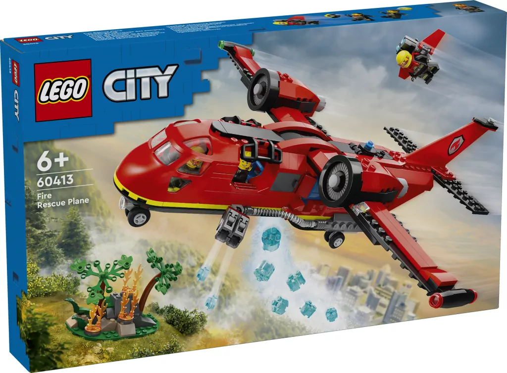 LEGO® City. Strażacki samolot ratunkowy 60413 - tantis.pl
