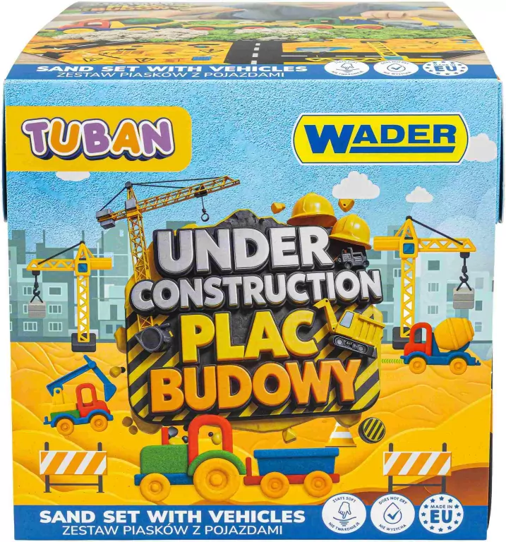 Piasek dynamiczny Fluffy - Plac budowy TUBAN - tantis.pl