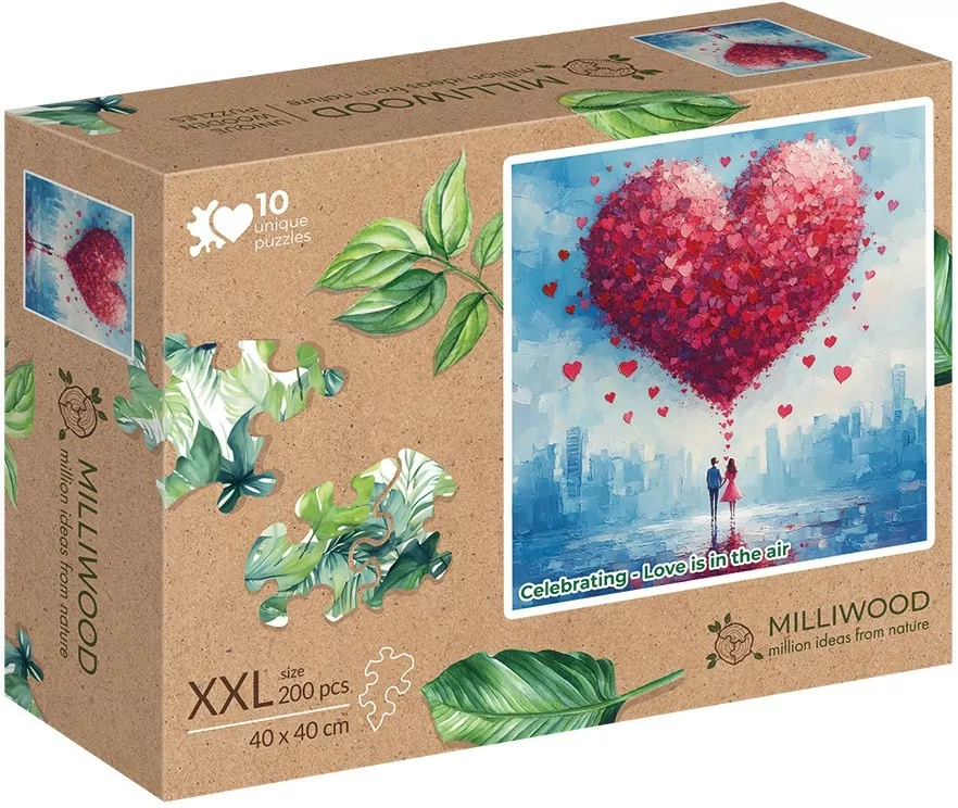 Puzzle drewniane 200. Miłość wisi w powietrzu - tantis.pl