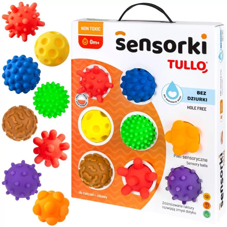 Sensorki bez dziurki. Piłeczki sensoryczne - tantis.pl