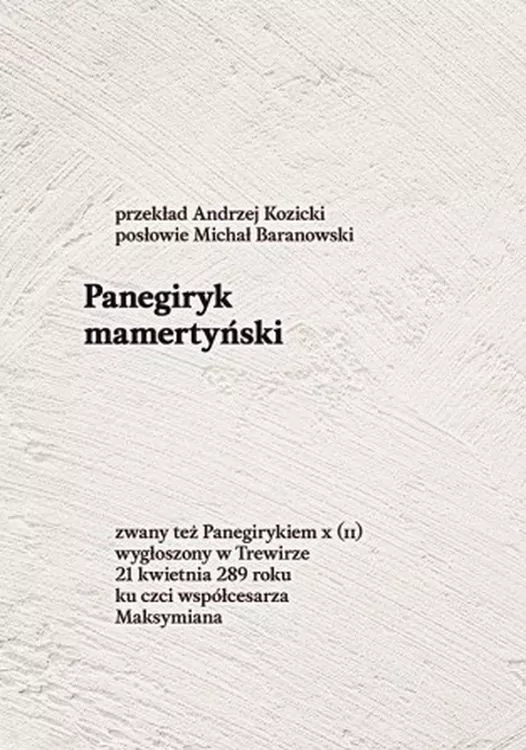 Panegiryk mamertyński - tantis.pl