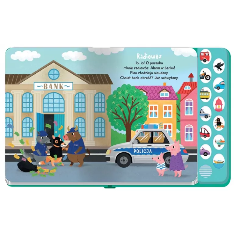 Słucham i poznaję. Na ulicy. Książeczka z dźwiękiem - tantis.pl