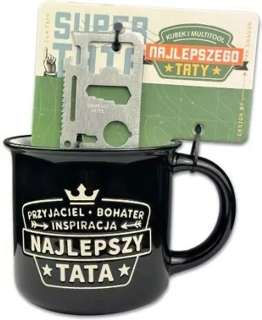 Kubek + multitool - Najlepszy Tata - tantis.pl