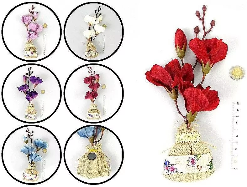Magnes storczyk 26cm MIX - tantis.pl