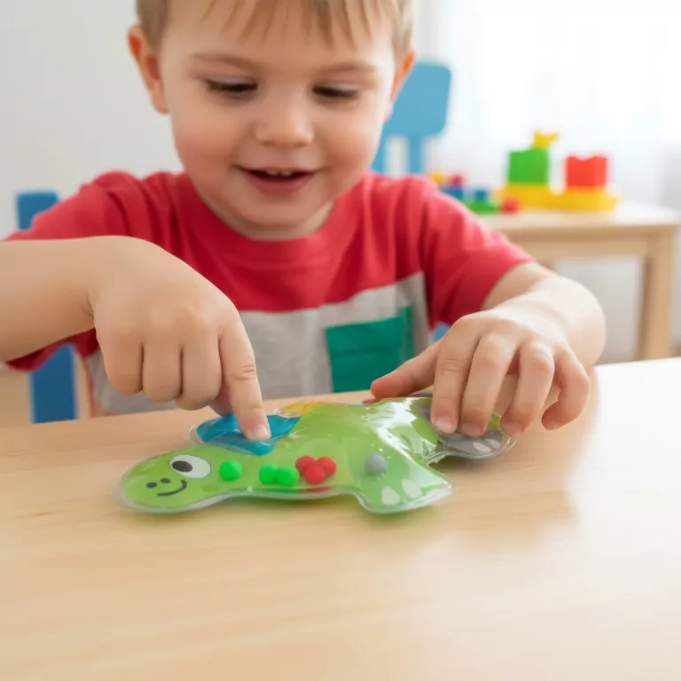 Plansza sensoryczna do nauki liczenia Dino KIDEA - tantis.pl