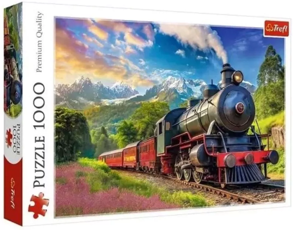 Puzzle 1000 Podróż pociągiem. 10929 - tantis.pl