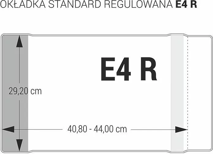 Okładka standard E4 - 292 regulowana - tantis.pl