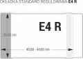 Okładka standard E4 - 292 regulowana - tantis.pl