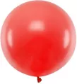 Balon okrągły pastel poppy red 60cm - tantis.pl