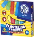 Plastelina z brokatem 6 kolorów - tantis.pl