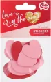 Naklejki samoprzylepne. Love is in the air, 12 sztuk - tantis.pl