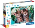 Puzzle 60 Super Kolor Lovely Kitty Twins - tantis.pl