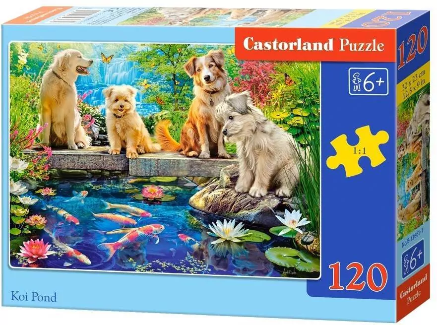 Puzzle 120 Koi Pond CASTOR - tantis.pl