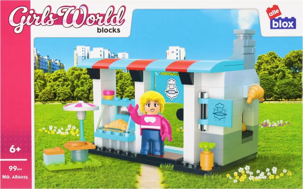 Klocki konstrukcyjne 99 elementów Girl Cukiernia alleBLOX 547905 - tantis.pl