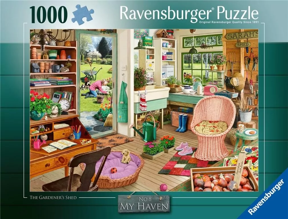 Puzzle 1000 Szopa ogrodowa - tantis.pl
