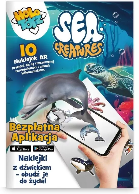 Naklejki dla dzieci AR Sea Creatures - tantis.pl