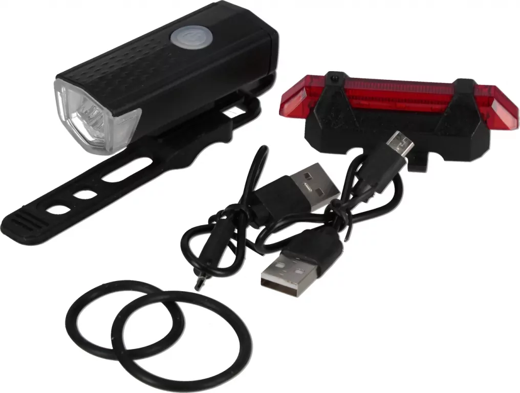 LAMPA ROWEROWA LAD USB TYL/PRZOD 10X16X5 MC W120 - tantis.pl
