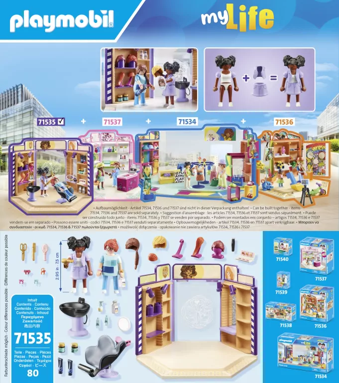 Playmobil 71535 Barbershop i salon fryzjerski - tantis.pl