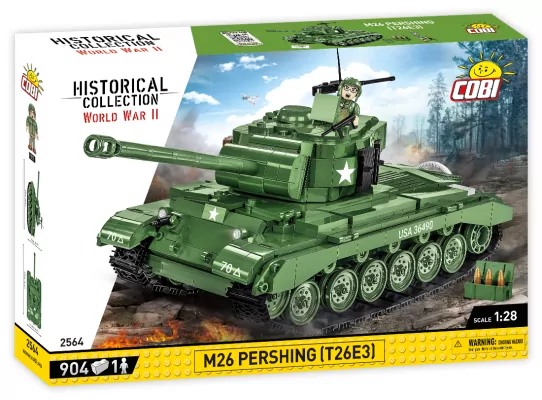 Historical Collection WWII 2564. Czołg M26 Pershing (T26E3). 904 klocki