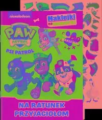 Na ratunek przyjaciołom. Naklejki na numerki. Psi Patrol - tantis.pl