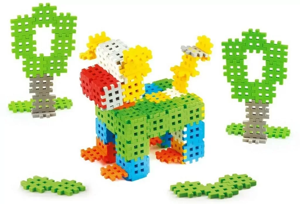 Mini Waffle Marioinex 140 elementów + 4 MEGA figurki TYLKO W TANTIS - tantis.pl