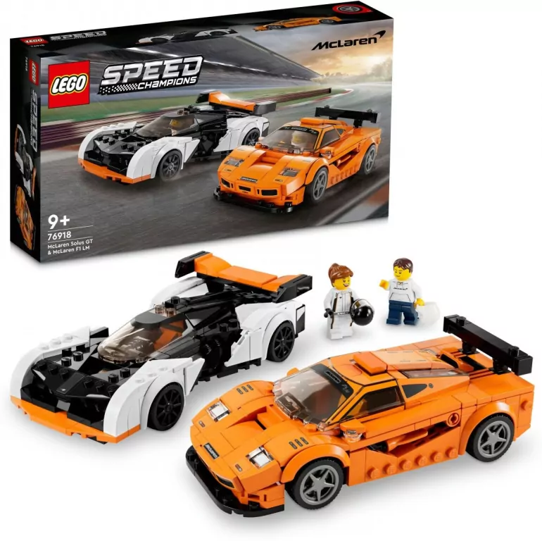 LEGO® Speed Champions. McLaren Solus GT i McLaren F1 LM 76918 - tantis.pl