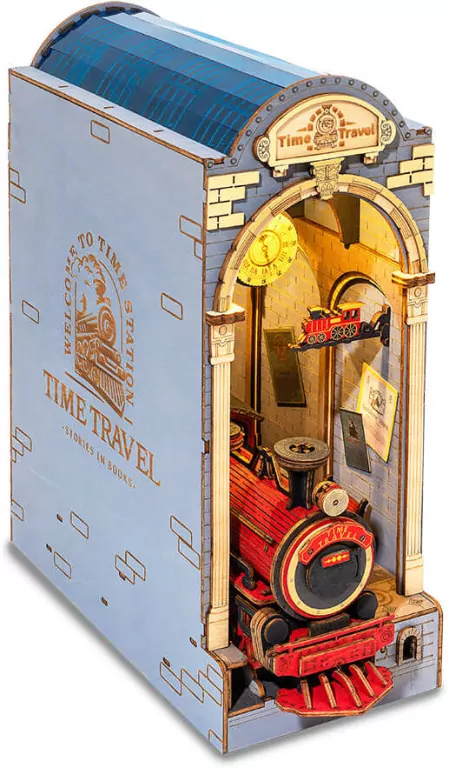 Puzzle Drewniane 3D. Podróż w czasie LED - tantis.pl