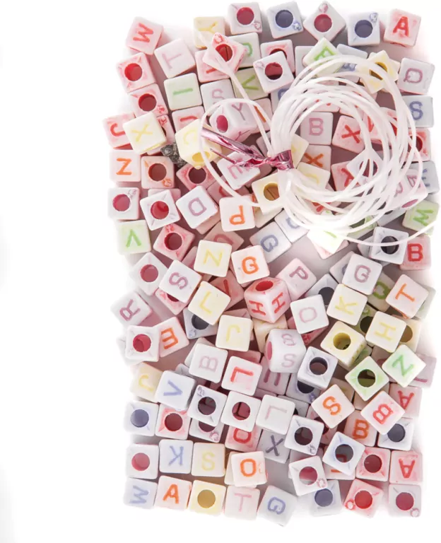 Koraliki - Literki 170 szt. - tantis.pl