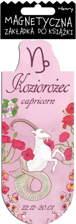 Zakładka magnetyczna owal Koziorożec - tantis.pl