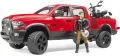 Bruder. Auto Dodge RAM 2500 Power Wagon z motocyklem Ducati, 02502 - tantis.pl