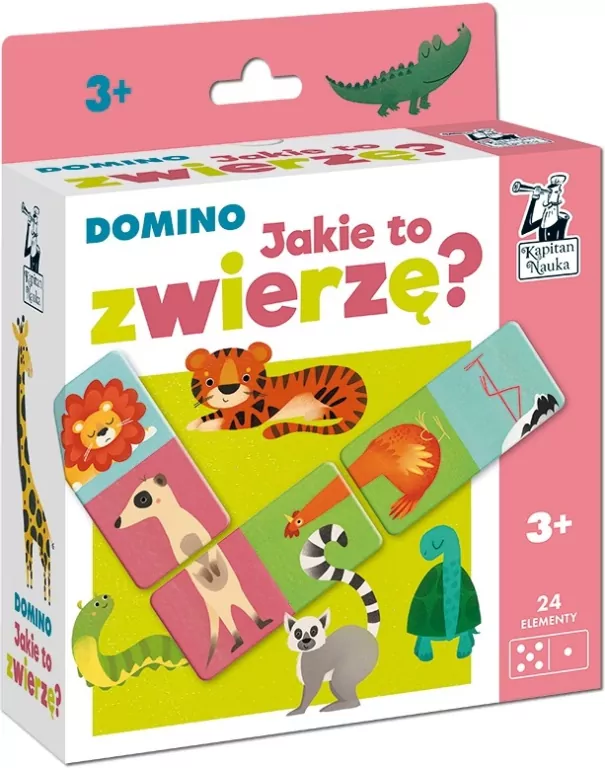 Jakie to zwierzę? Domino. Kapitan Nauka - tantis.pl